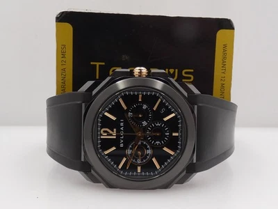 RELOJ AUTOMÁTICO CHRONO BULGARI OCTO VELOCISSIMO ULTRANERO 102630 CAJA Y PAPELES SUPERIOR Foto 1 de 4