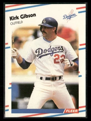 1988 Fleer Update #U-93 Kirk Gibson Los Angeles Dodgers - Image 1 of 2