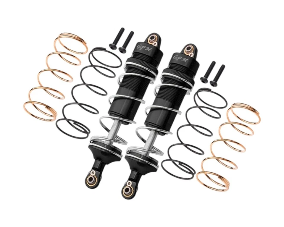 GPM Racing Alu Dämpfer vorne mit Federn 120mm schwarz für ARRMA Kraton 4x4 BLX G - Bild 1 von 1