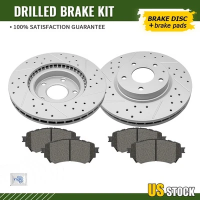 Rotores de disco delanteros de 297 mm pastillas de freno de cerámica para 2014 2015 2016 2017 2018 Mazda 6 Foto 1 de 4