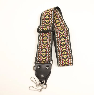 Retro Vintage 70s Wide Woven Retro Hippie SLR/DSLR Camera Neck Strap - Image 1 of 4