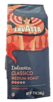 Bolsa de café molido Lavazza Dolcevita Classico 12 oz, tostado medio, rica -BB02/27 Foto 1 de 3