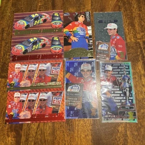 Lote de (8) tarjetas largas Jeff Gordon Press Pass 1995 bonitas - Imagen 1 de 11