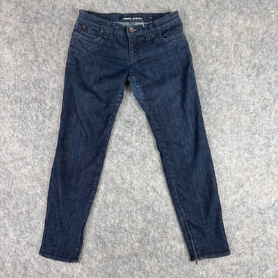 Miss Sixty Jeans Lote J tiro bajo tobillo cremallera talla 31 elástico lavado oscuro hecho en Italia Foto 1 de 4
