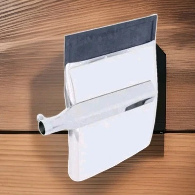 24"x29" Stainless Steel Quarter Fenders Triangle Brackets for Semi-Trucks Pair - Image 1 of 4