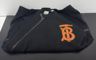 Burberry Alphabet Pattern Jumper Crewneck For Men Black 8029409 - Image 1 of 4