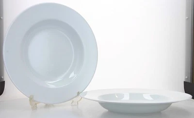 LSA International x 2 Large White Pasta / Serving Bowls 30 cm - Image 1 of 4