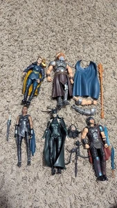 Marvel Legends BAF - Allfather And Other Asgardians! Loose Figures Lot! - Picture 1 of 5