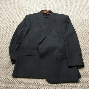 Dillards 2Pc Suit Size 48 Coat Pants 42x29 Charcol Gray Excellent - Picture 1 of 9