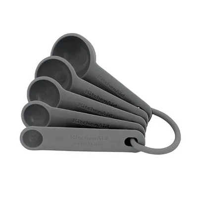 KitchenAid 5 Piece Measuring Spoon Set Charcoal Grey - Image 1 of 4