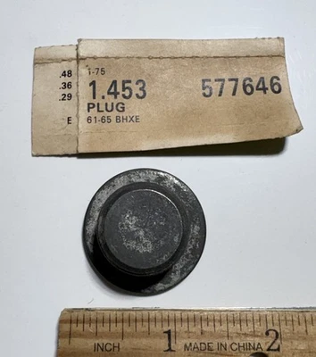 NOS GM Oldsmobile 1961-1965 Olds Engine Oil Pan Drain Plug #577646 - Image 1 of 4