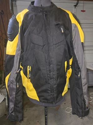 Xelement Armored & Padded Motorcycle Motocross Jacket Mens xLarge  XL - Image 1 of 4