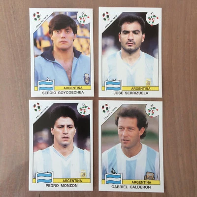 EXTRA STICKERS ARGENTINA WC ITALIA 1990 ALBUM PANINI WORLD CUP STORY - Photo 1/2