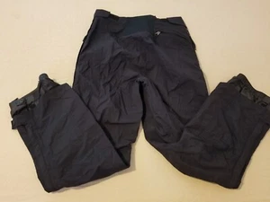 Womens Mountain Hardwear Snow Pants 12 Black Insulated Athletic Outdoor - Picture 1 of 15