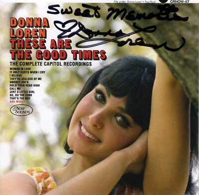 DONNA LOREN-These Are the Good Times: Complete Capitol Recordings *SIGNED-NEW* Foto 1 de 4