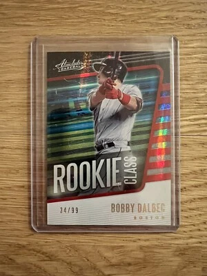 Bobby Dalbec RC - Rookie Class (Red Parallel-#34/99) - 2021 Absolute Baseball - Image 1 of 2