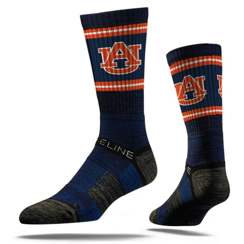 Auburn Tigers Strideline Premium Crew Sock - Navy Cover
