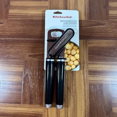 ¡NUEVO! ABRIDOR DE LATAS MULTIFUNCIÓN KITCHENAID CON ABREBOTELLAS INCORPORADO ~ GRIS Foto 1 de 4