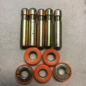 5pk PIN 6Y3228 5pk  RETAINER 8E6259 fits for cat 6Y3222 BUCKET TEETH  J225  - Picture 1 of 6