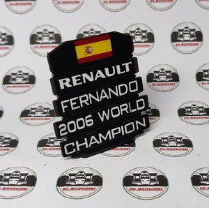 PIT BOARD Renault f1 Alonso R26 2006 1:43 1:18 1:24 1:12 1:8 world champion - Foto 1 di 1