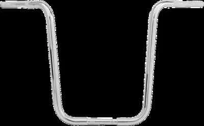 Burly 10in Chromed PreDrilled Dimpled Handlebar Heritage Softail 86-06 - Image 1 of 4