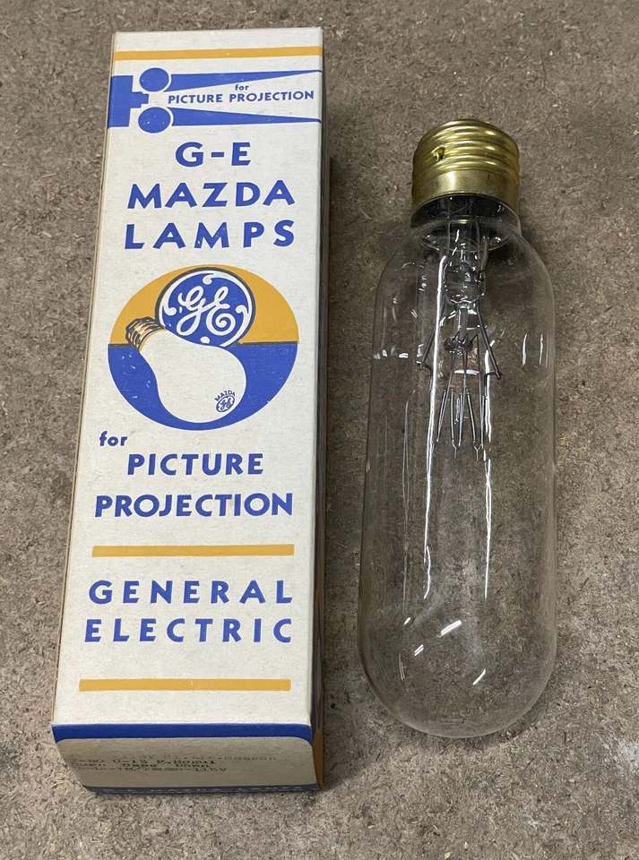NEW Vintage GE Mazda Picture Projection Bulb T20 1000w 115v USA Air Beacon Mogul - Image 1 of 4