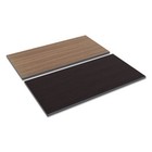 Alera Reversible Laminate Table Top, 48W X 24D, Espresso/Walnut (Alett4824ew)
