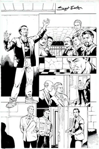 SCOTT EATON - Original X-O Manowar Board # 5 S.5 - Bild 1 von 1