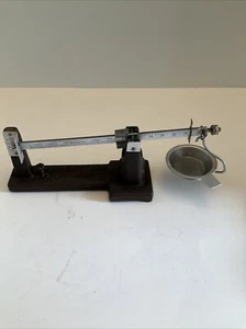 VINTAGE HERTERS INC. CAST IRON RELOADING SCALE 1893 Waseda Minnesota  - Picture 1 of 11