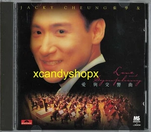 Jacky Cheung 張學友 1996 Live CD Love And Symphony 愛與交響曲 edizione Hong Kong - Foto 1 di 2