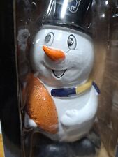 Rams Snowman Figurine With Football New in Box