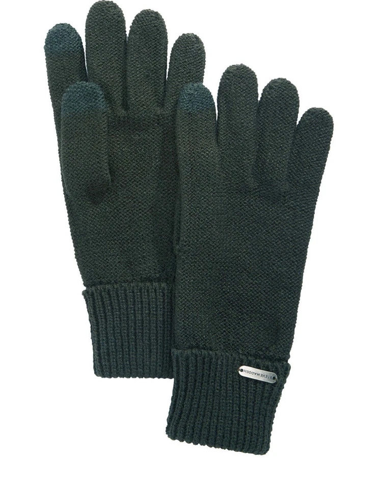 Steve Madden Womens Green Touch Gloves One Size Casual XP3083