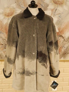 CHAQUETA DENALI LUJOSA MICRO FELPA GRANDE REVERSIBLE LAVABLE BOTÓN FRONTAL NUEVA CON ETIQUETAS - Imagen 1 de 17