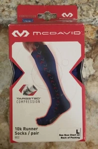 McDAVID 10K Runner Royal Blue Compression Running Socks NEW Youth Mens XS M L - Picture 1 of 4
