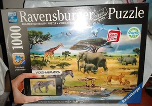 NEW & SEALED "Animals of Africa" 1000 Pc Puzzle Make It, Download App Animate It - Picture 1 of 2