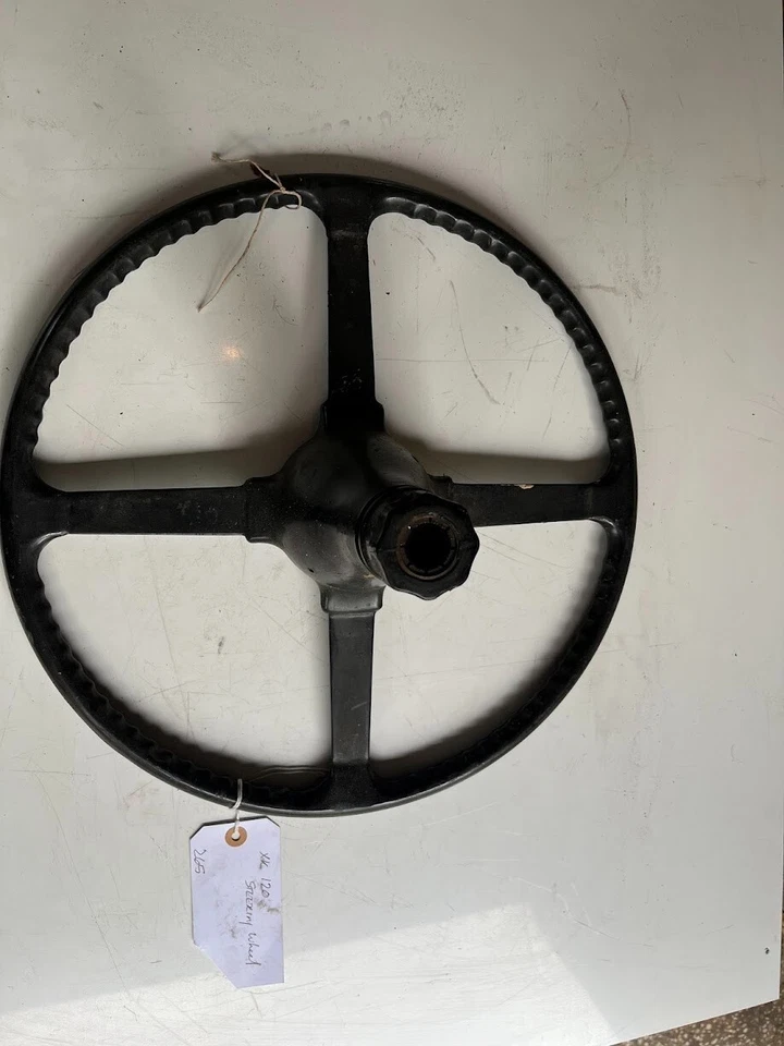 Volante original Jaguar XK 120 XK120 4 radios 17 pulgadas Foto 1 de 2