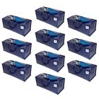10 Pack Moving Bags w/Backpack Straps, Moving Boxes & Storage Bins Alternativ...