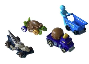 Hotwheel Cars Lot Veloci Racer, Turto shell ,Aisle Driver ,Buns of Steel Rare - Picture 1 of 7