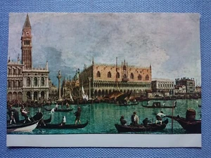 Postal antigua postal Postal Canaletto Venecia Palacio Ducal Uffizi Florencia - Imagen 1 de 2