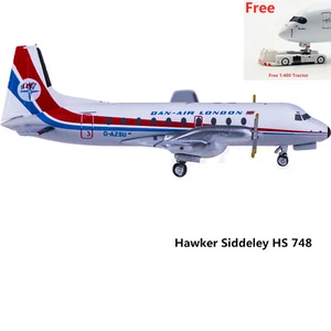 (Raro) 1:400 Aeroclassic Dan-Air Hawker Siddeley HS 748 G-AZSU avión + tractor - Imagen 1 de 3