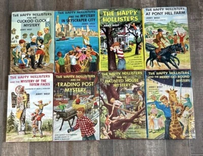 The Happy Hollisters Book Lot Of 8 By Jerry West  HCDJ Ships Fast - Image 1 of 4