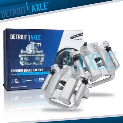 Rear Brake Calipers w/ Bracket for 2003-05 Infiniti G35 Nissan 350Z Murano Quest - Image 1 of 4