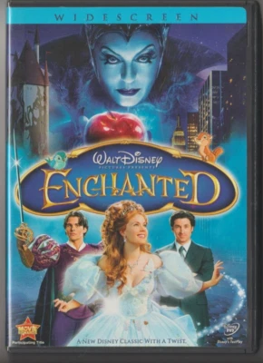 Enchanted DVD DISNEY 2007 Widescreen Amy Adams Patrick Dempsey James Marsden - Image 1 of 4