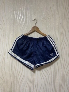 1980s 1990s ADIDAS VINTAGE SHORTS FOOTBALL SOCCER RUNNING sz L MEN - Picture 1 of 17