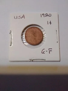 LINCOLN WEIZENPFENNIG 1920 G-F  - Bild 1 von 1