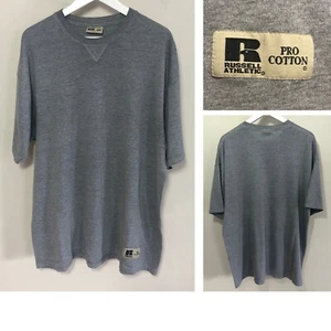 Camiseta de Colección Russell Athletic Pro Algodón Talla XL Gris Jaspeado Manga Corta LOGO - Imagen 1 de 10