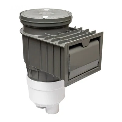 WATERWAY POOL RENEGADE GUNITE SKIMMER	2 1/2"S x 2"S x 2" SPG GRAY 540-6417 - Image 1 of 4