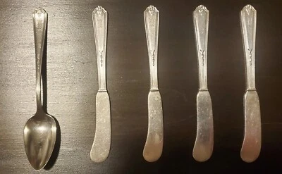 Antiguo juego de 5 cubiertos Gorham 1923 Foto 1 de 3