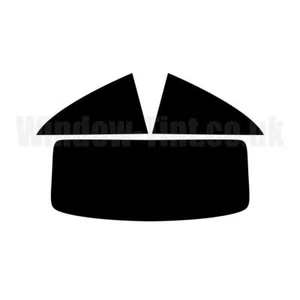 Pre Cut Window Tint for VW Eos 2-door 2007-11 5% Limo Black Rear Tinting Film - Picture 1 of 10