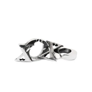 X By Trollbeads Authentic XOXO Double Link Silver (XJewellery) - Picture 1 of 1